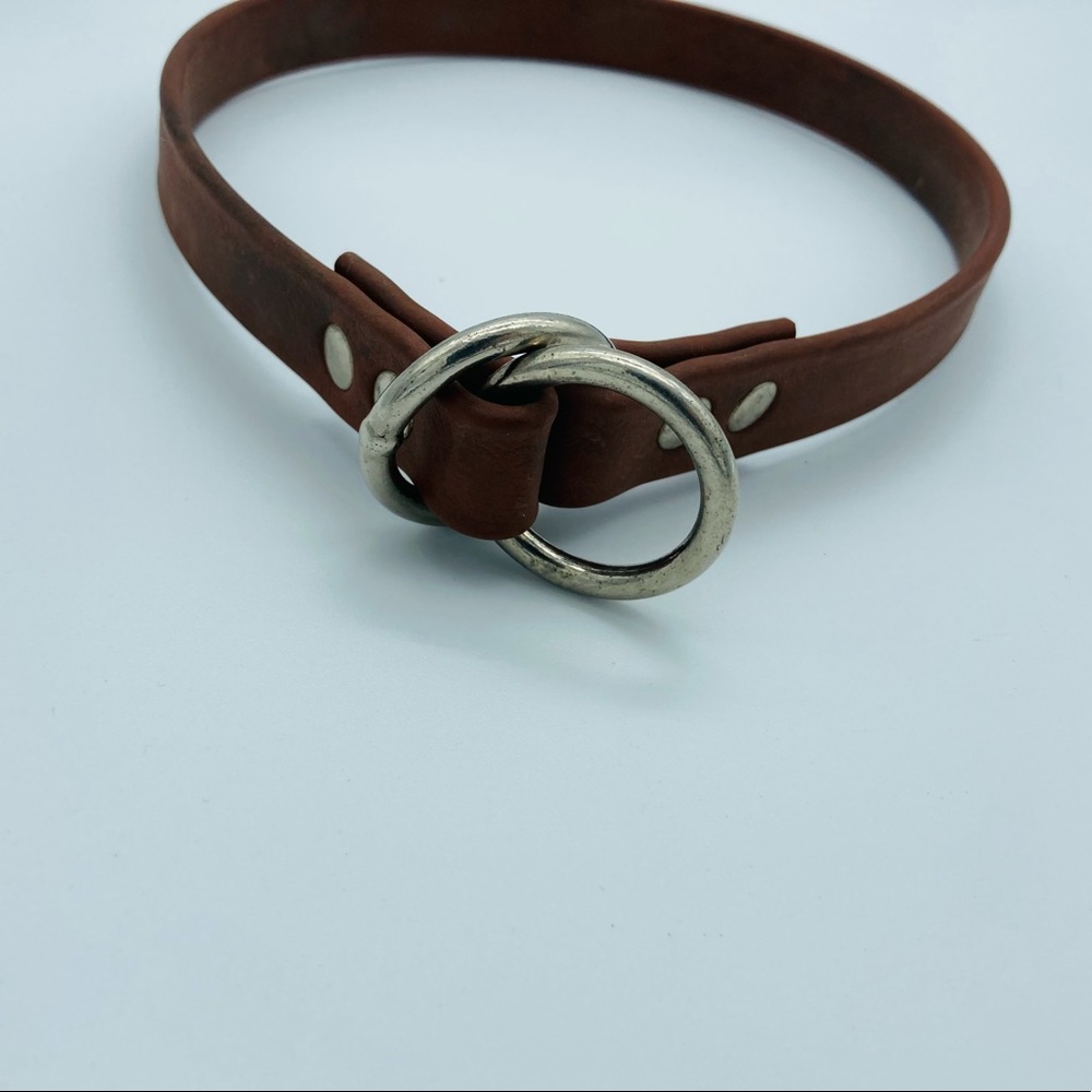 Preloved dog collar BioThane Tan